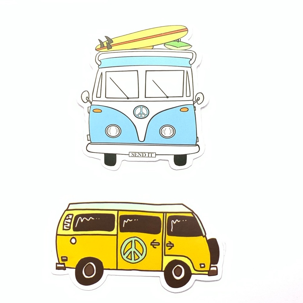 2pcs Volkswagen Vinyl Sticker